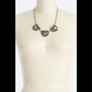 Benecia Crystal Fan Necklace